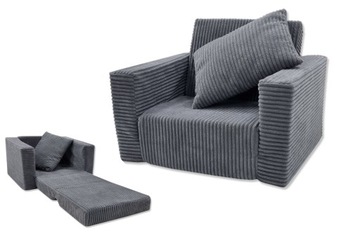 FOTELIK DLA DZIECKA MATERAC ROZKŁADANY FOTEL PUFA