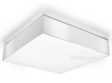 Lampa Plafon NAMCO 45 Biały Kwadrat Oprawa Sufit