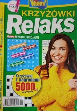Krzyżówki Relaks. Wiem! Nr 11/2023