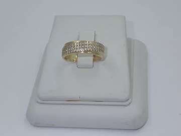 КОЛЬЦО С ЦИРКОНИЕМ ЗОЛОТО 585 2.49Г R16