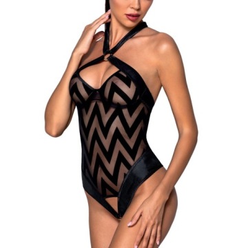 Боди Passion Hima черного цвета 2XL/3XL