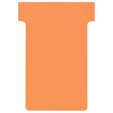 T-Card - pomarańczowe karty do planowania rozmiar 2