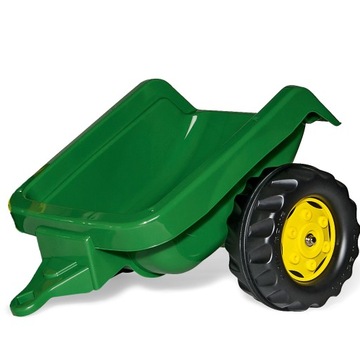 Rolly Toys rollyKid John Deere traktor z przyczepka UŻYWANA PO ZWROCIE KONS