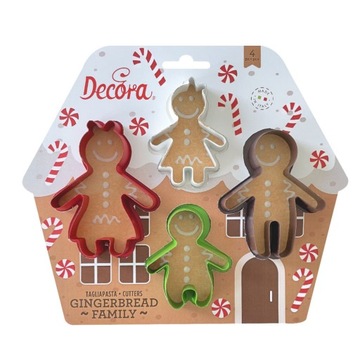 Zestaw wykrawaczek do ciastek Gingerbread Family