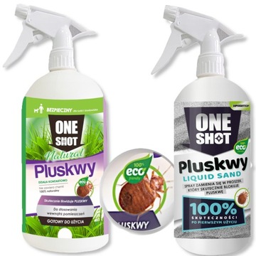 SPRAY PREPARAT PLUSKWY NATURALNY 500ml + 500ml
