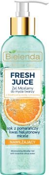 BIELENDA FRESH JUICE ŻEL DO MYCIA TWARZY POMARAŃCZ