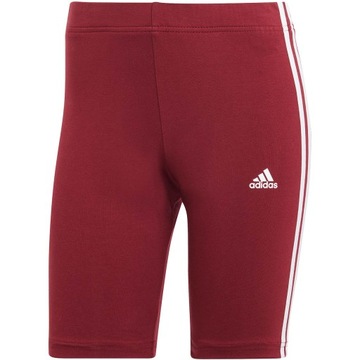 Spodenki damskie adidas Essentials 3-Stripes czerwone IM2846 XL