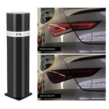 FOLIA DO PRZYCIEMNIANIA LAMP TYLNYCH APA ŚREDNIA CIEMNA POŁYSK 80% 50x100cm