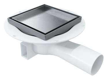 Odpływ Punktowy Srebrny Torvi 13cm INEX.TO130.50