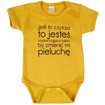 Musztardowe BODY JEŚLI TO CZYTASZ... 395 r.92