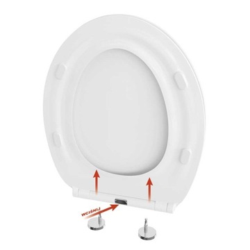 СИДЕНЬЕ ДЛЯ УНИТАЗА SLIM ROYAL МЕДЛЕННО ЗАКРЫВАЮЩЕЕСЯ