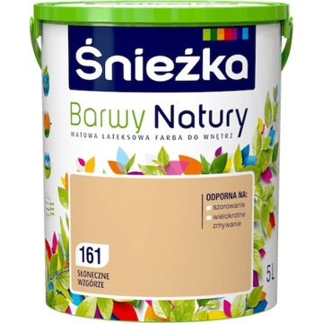 Śnieżka Barwy Natury Lateksowa Farba 161 słoneczne wzgórze 5 L