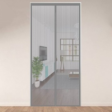МАГНИТНАЯ МОСКИТНАЯ СЕТКА ДЛЯ ДВЕРИ, БАЛКОНА, РАЗМЕР 80/90/100 x 210/220см