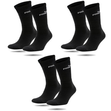 PUMA Skarpety CREW SOCK długie 3 pary 39-42