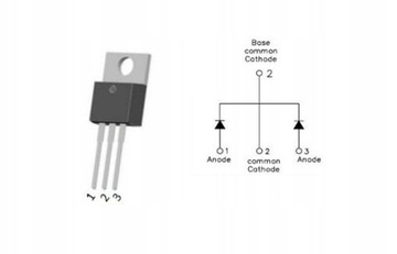 ДИОД ШОТКИ MBR20200CT 2x10A 200V TO220AB MBR20200