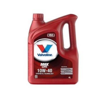 OLEJ 10W-40 VALVOLINE MAXLIFE 4L Zawieszka olejowa gratis