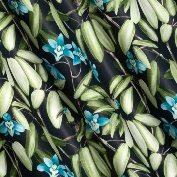 LONI BLACKOUT ШТОРА С ЦВЕТАМИ 140x250 КОЛЕСА