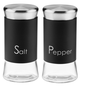 НАБОР ШЕЙКЕР ДЛЯ СОЛИ И ПЕРЦА 2x150 мл КОНТЕЙНЕР ДЛЯ СОЛИ И ПЕРЦА СТАЛЬНОЙ