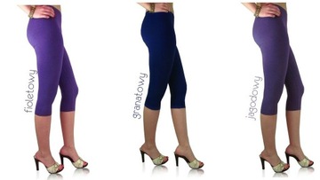 ЛЕГГИНГИ ИЗ ХЛОПКА+ЛИКА. Размер 3/4 л