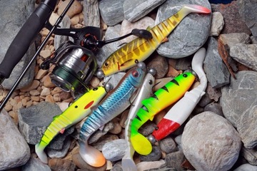 Savage Gear Cannibal Shad 17,5 см Жемчужная резина