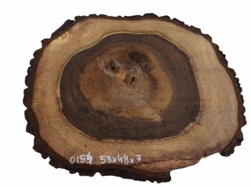 Столешница из ореха Slice 58x48, дерево
