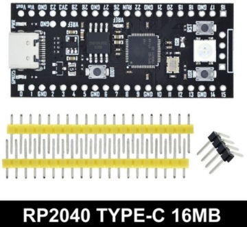 PŁYTKA Z MIKROKONTROLEREM RP2040 RASPBERRY PI PICO Cortex M0+ 16MB USB-C