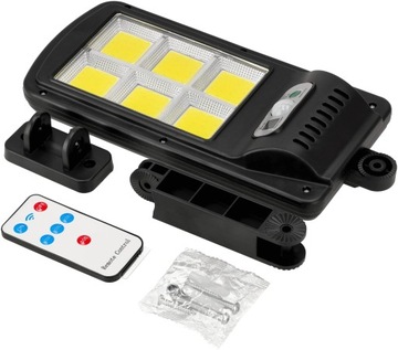 Lampa Solarna LED Ogrodowa Z Czujnikiem Ruchu Na Pilot Solar