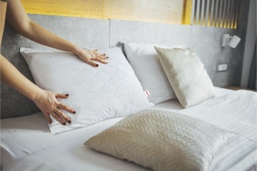 ПОДУШКА 70х80 СМ, АНТИАЛЛЕРГИЧНАЯ, ТОЛСТАЯ НА МОЛНИИ, ТОЛСТАЯ, ПРОЧНАЯ 2 УПАКОВКИ ПРЕМИУМ