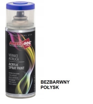 Uni. lakier akrylowy Bezbarwny RAL000 połysk