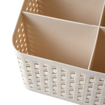 НАСТОЛЬНЫЙ ОРГАНАЙЗЕР ДЛЯ КОСМЕТИКИ С ОТДЕЛЕНИЯМИ ELEGANT ToolBOOK розовый