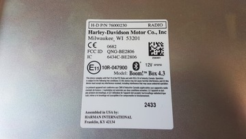 HARLEY-DAVIDSON TOURING 17-18 РАДИО ЕВРОПА 4.3