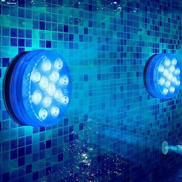 ПОГРУЖНЫЕ СВЕТОДИОДНЫЕ СВЕТИЛЬНИКИ RGB 13 СВЕТОДИОДНЫХ ПОДВОДНЫХ СВЕТОВ, ОСВЕЩЕНИЕ БАССЕЙНА