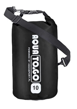 Torba Worek wodoszczelny AQUA TO.GO 10L MOCNY blk