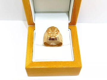 ZJAWISKOWY ZŁOTY SYGNET R23 P585 9,53G