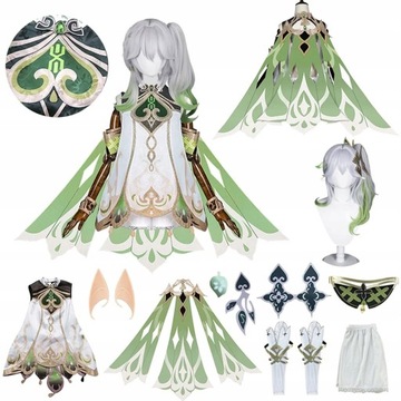 GenshinImpact Nahida Cosplay Kostium Peruka110