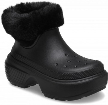 Damskie Ocieplane Buty Kozaki Crocs Stomp Lined Boot 41-42