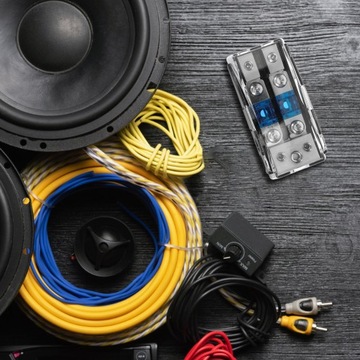 Rozdzielacz samochodowy audio blok rozdzielczy wzmacniacz uchwyt bezpieczeństwa