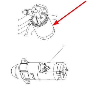 JX85100C Герметичный фильтр моторного масла