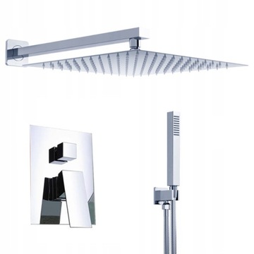 VELDMAN ZESTAW PODTYNKOWY DESZCZOWNICA SLIM 20cm QUADRO