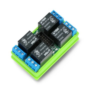 Tinycontrol LANKON-094 - moduł przekaźników 4x10A/cewka 5V do GSM/LAN
