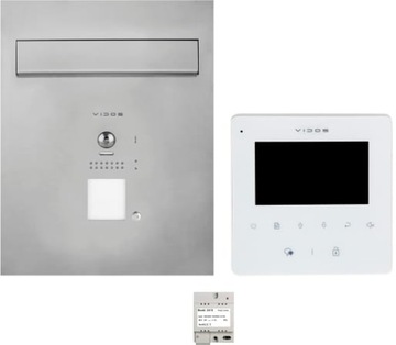 Skrzynka wideodomofon S1201A-SKP + monitor VIDOS