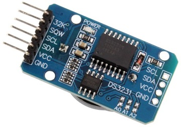 Модуль часов времени DS3231 RTC AT24C32 Arduino + аккумулятор.