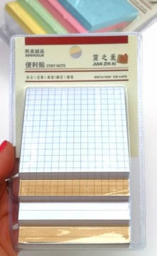 Kartki samoprzylepne STIKY NOTE kolorowe 4 x 80 sztuk