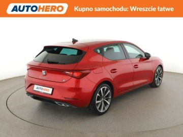 Seat Leon III Hatchback Facelifting 1.5 EcoTSI 150KM 2020 Seat Leon FR automat virtual mHEV navi kamera ACC, zdjęcie 6
