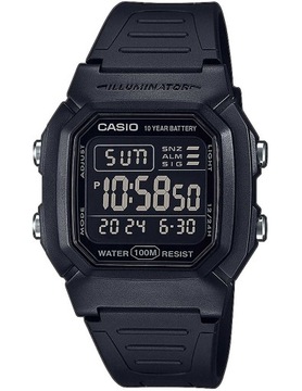 SPORTOWY MŁODZIEŻOWY ZEGAREK CASIO W-800H -1BVES