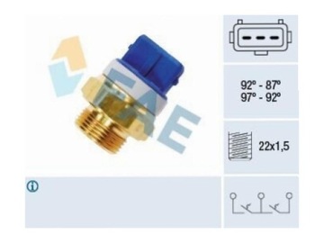 FAE 37920 PŘEPÍNAČ TERMICKÝ VENTILÁTOR CHLADIČŮ