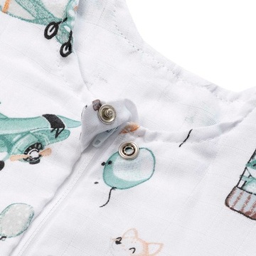 МУСЛИНОВЫЙ СПАЛЬНЫЙ МЕШОК ДЕТСКИЙ 50х75 см JUKKI