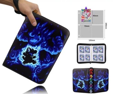 ALBUM segregator na 900 KART POKEMON z uchwytem