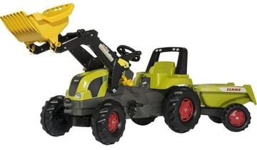 ПЕДАЛИ ТРАКТОРА ROLLY TOYS ЗЕЛЕНЫЙ ТРАКТОР CLAAS XERION 5000 ТРАКТОР