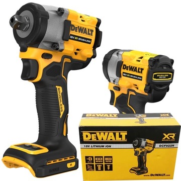 БЕСЩЕТОЧНЫЙ УДАРНЫЙ КЛЮЧ DEWALT 18 В 1/2 дюйма 406 Нм DCF922N Отвертка DEWALT